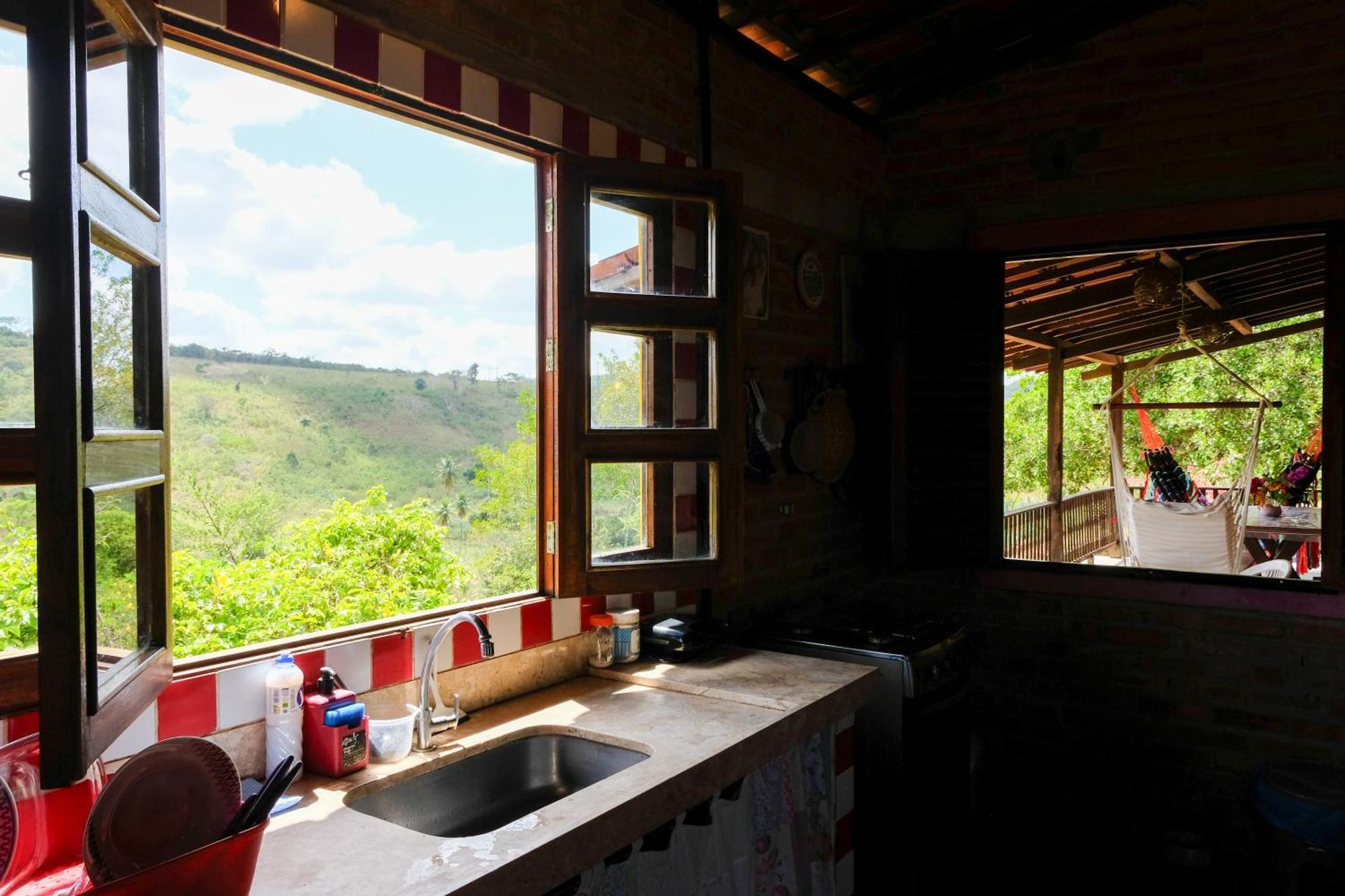 Chale Com Vista Privilegiada Pilões de Dentro Buitenkant foto